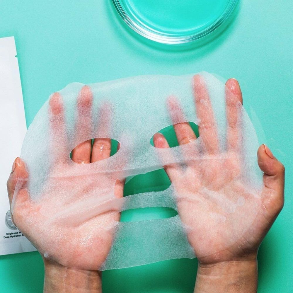 Dr. Jart+ Soothing Hydra Solution sheet mask material infused with hydrating essence