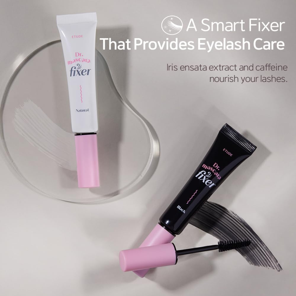Etude Dr. Mascara Fixer Ingredients - Panthenol & Green Tea Extract for Lash Care