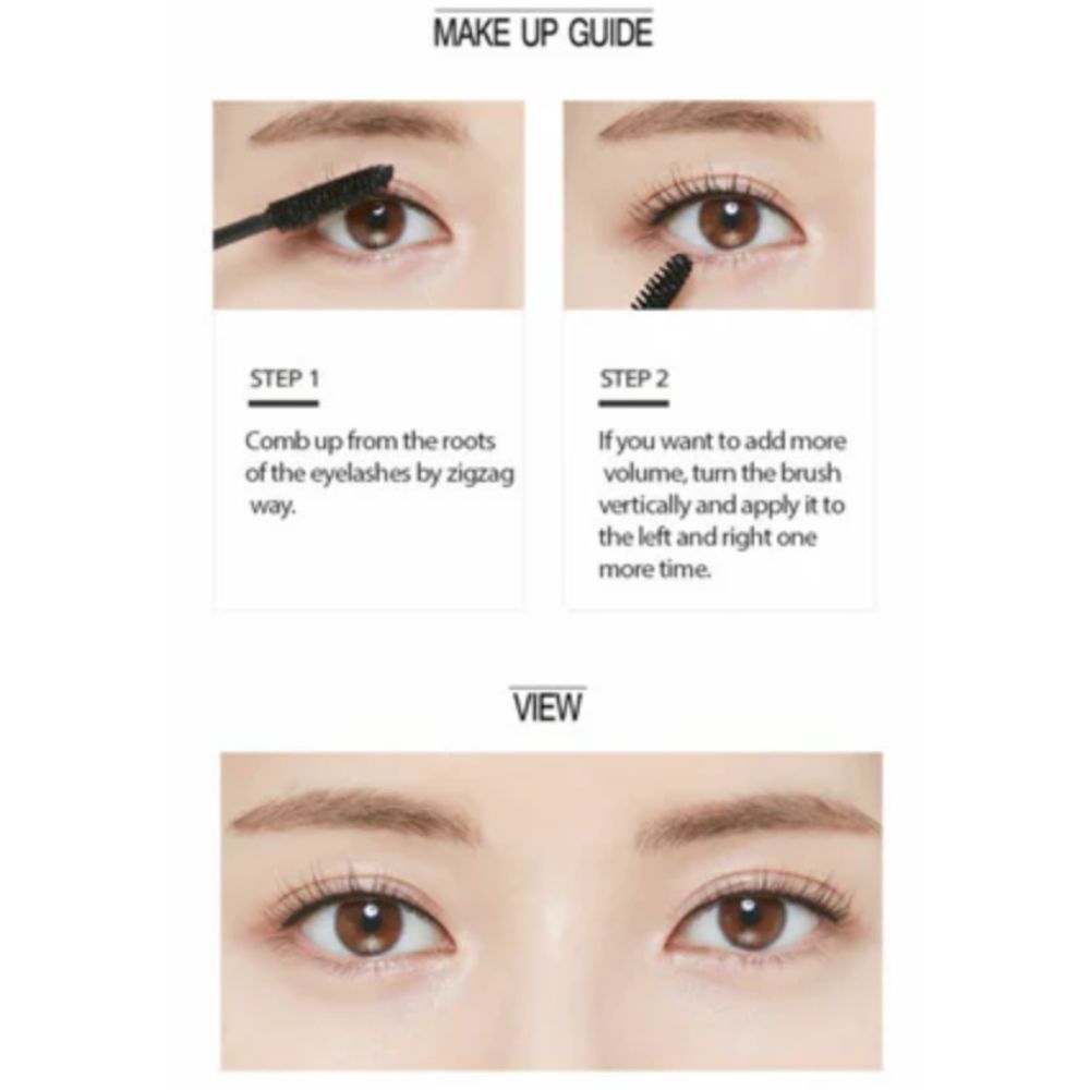 3D Mascara – Lengthening, Curling, Smudge-Proof Formula (7g)