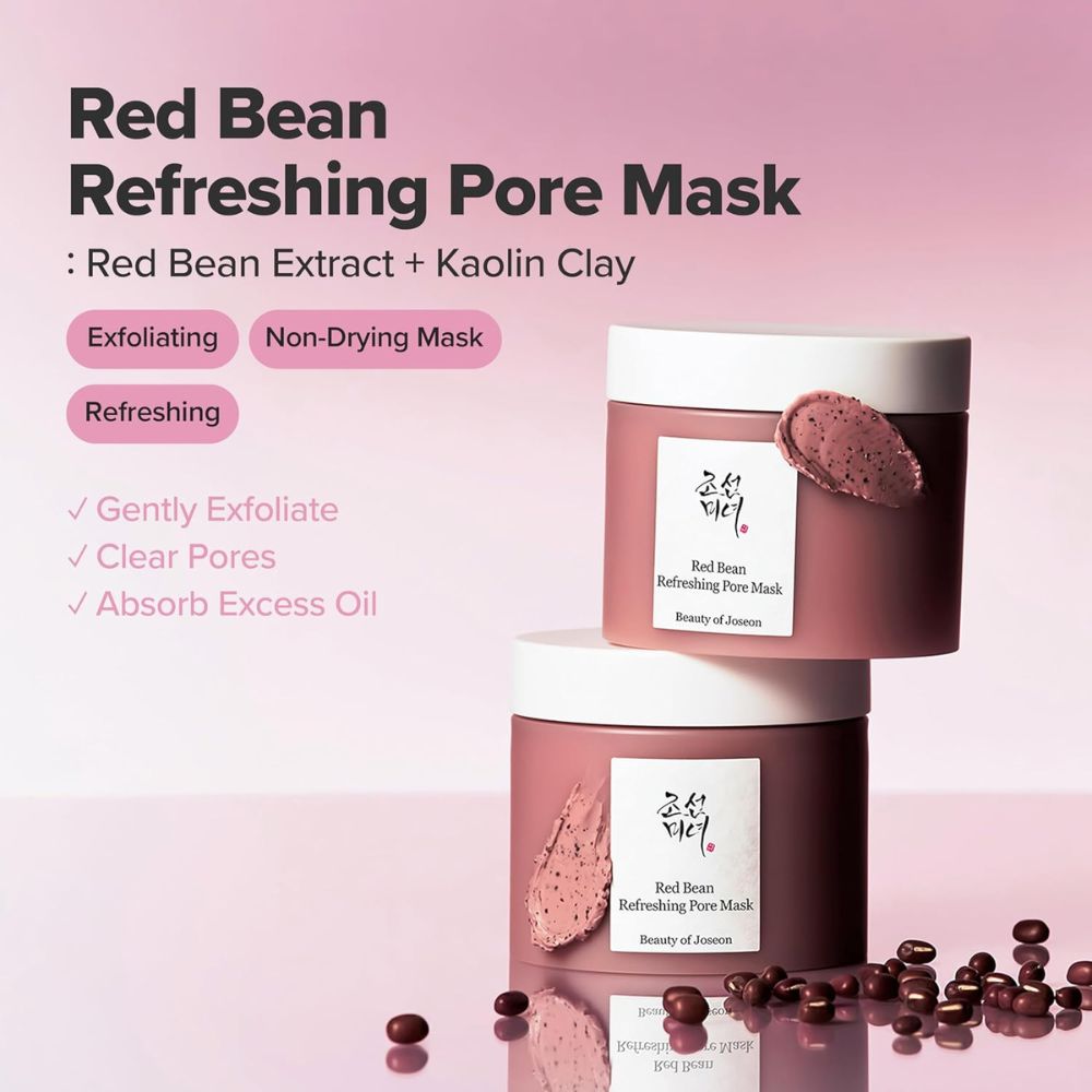 Beauty of Joseon Red Bean Pore Refreshing Mask exfoliating and pore cleansing benefits