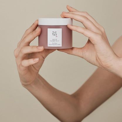 Beauty of Joseon Red Bean Pore Refreshing Mask held in hands