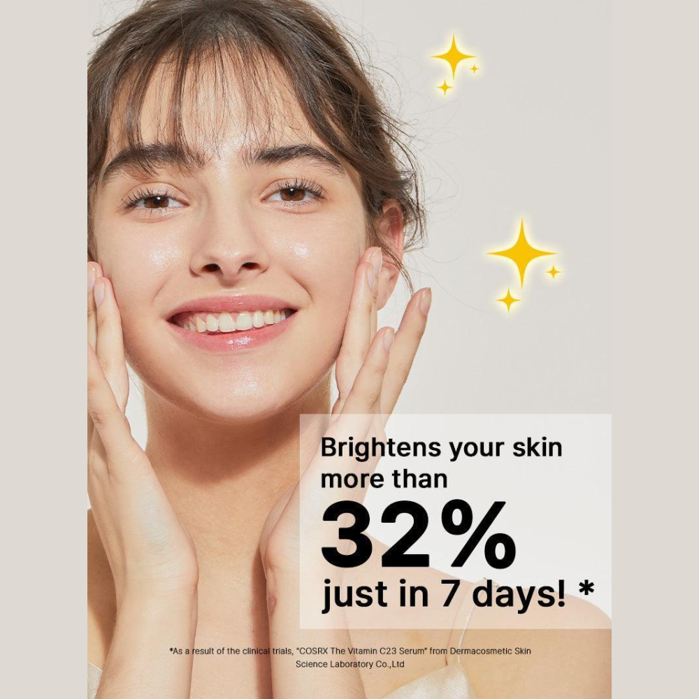 COSRX The Vitamin C 23 Serum Bottle Close-Up - 23% Pure Vitamin C