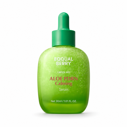 QQUALBERRY Aloe PDRN Calming Serum 30ml bottle on a clean white background.