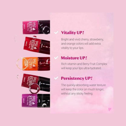ETUDE Dear Darling Water Tint benefits hydrating long lasting Korean lip stain
