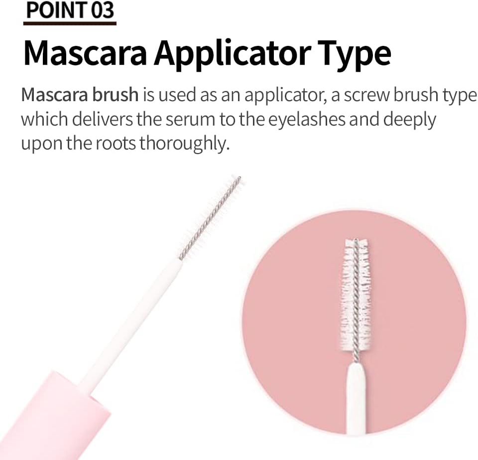 ETUDE My Lash Serum mascara type brush applicator for precise eyelash treatment