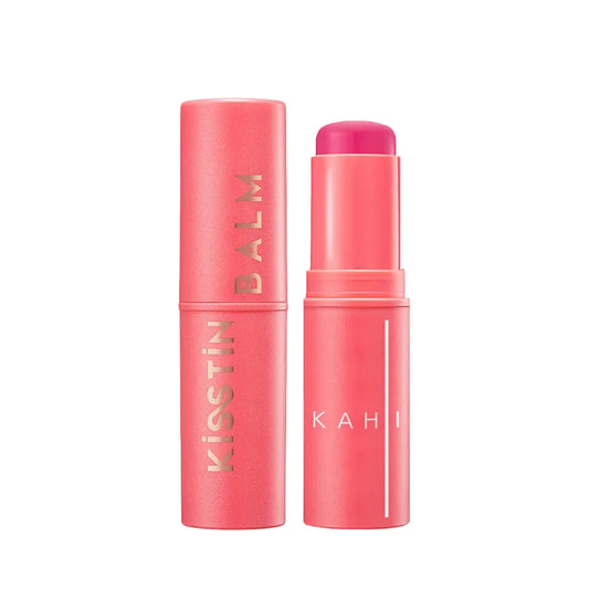 KAHI Kisstin Balm pink multi-use balm stick for lips cheeks and eyelids