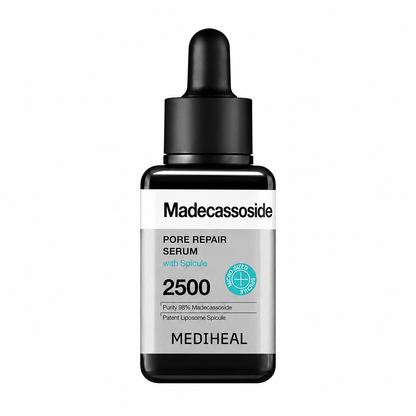 MEDIHEAL Madecassoside Pore Repair Serum 40ml with Spicule, Korean pore care serum for enlarged pores, uneven texture and sensitive skin