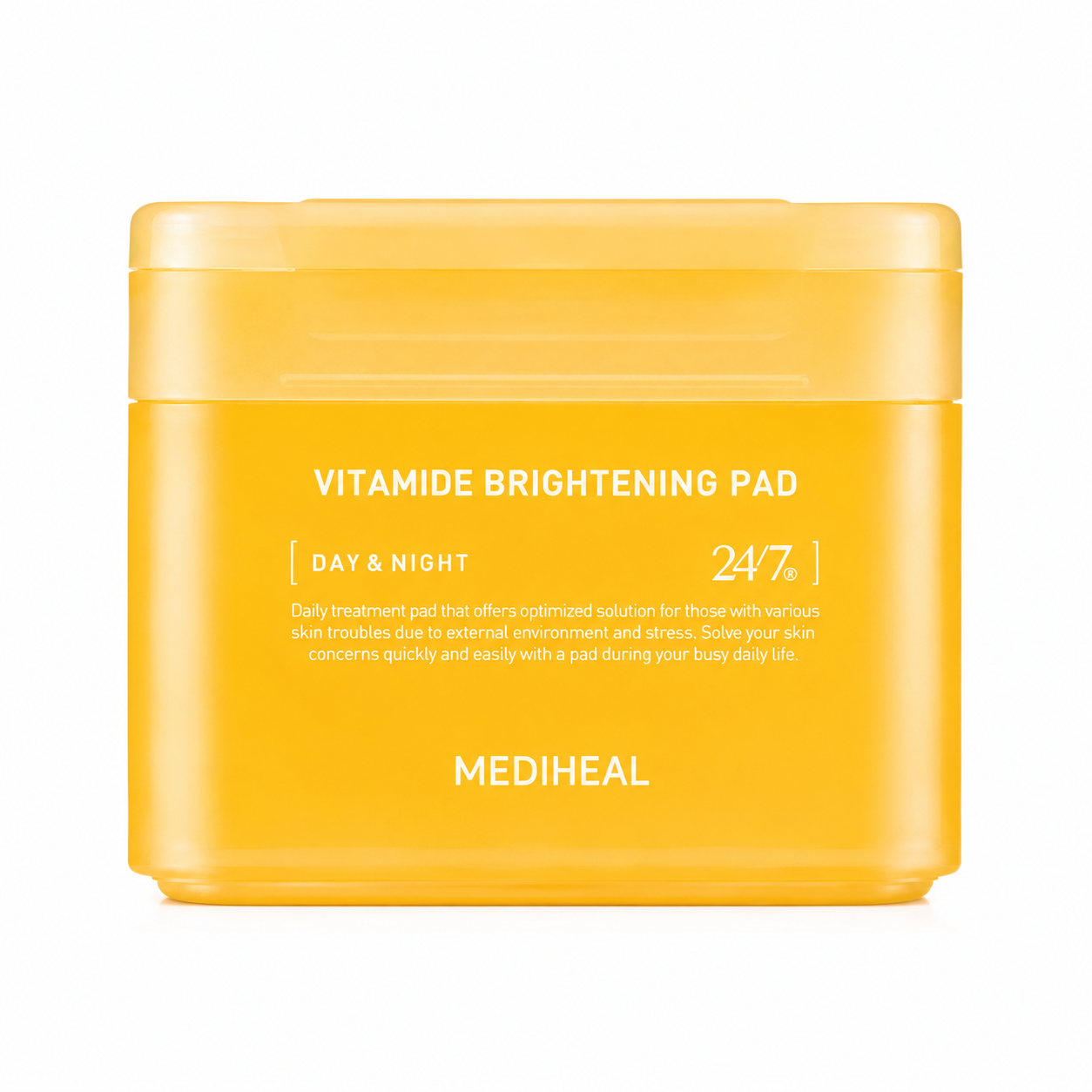 MEDIHEAL Vitamide Brightening Pad 100pcs brightening toner pads for dull skin and uneven skin tone