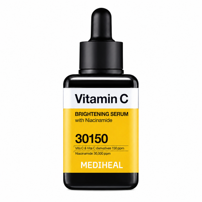 MEDIHEAL Vitamin C Brightening Serum 40ml Korean brightening serum with niacinamide and vitamin C complex on white background