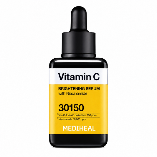 MEDIHEAL Vitamin C Brightening Serum 40ml Korean brightening serum with niacinamide and vitamin C complex on white background