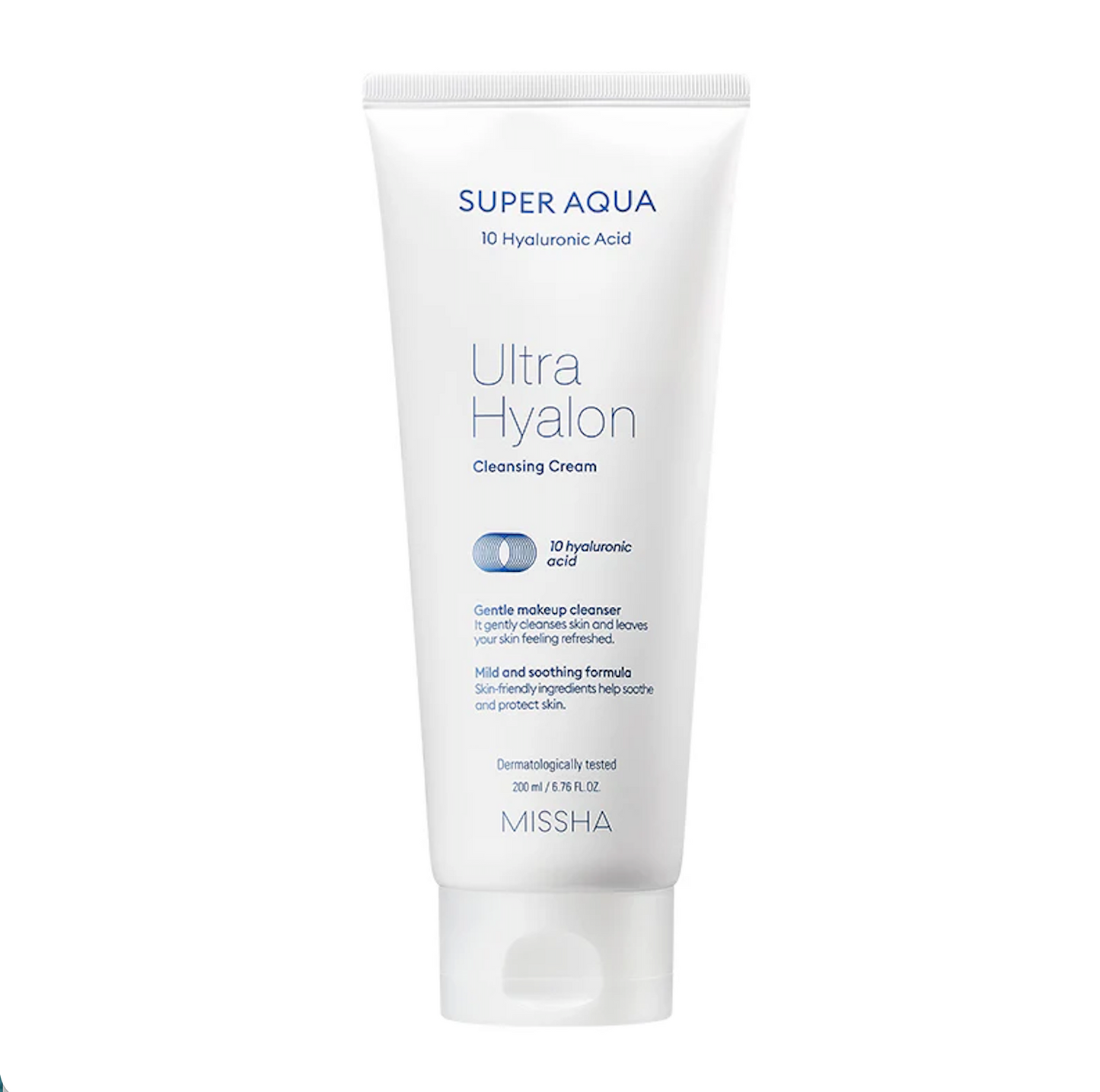 MISSHA Super Aqua Ultra Hyalron Cleansing Cream 200ml Korean hydrating cleanser