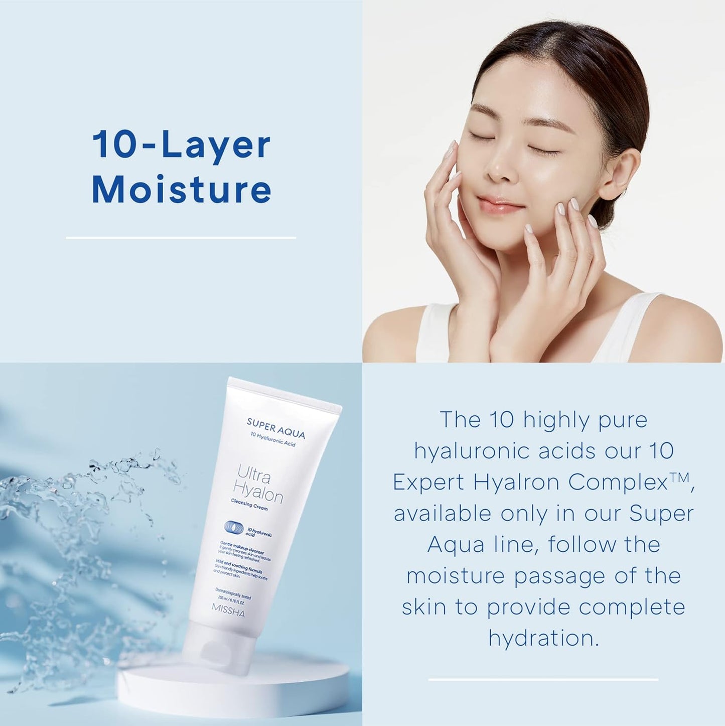 Super Aqua Ultra Hyalron Cleansing Cream 200ml