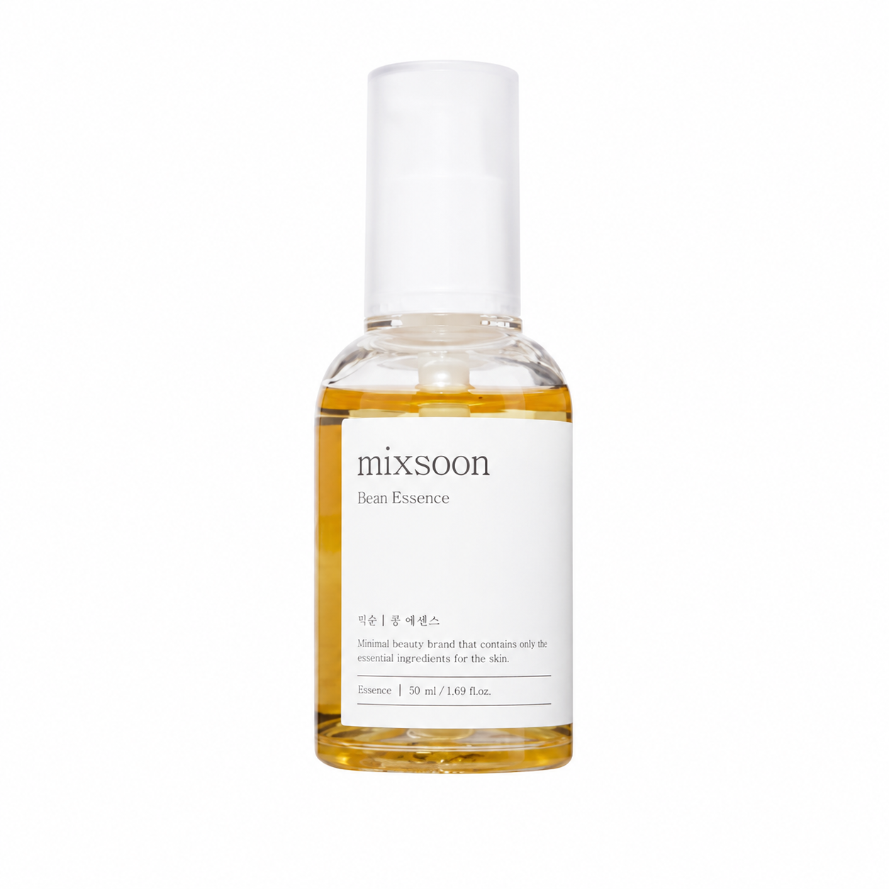Mixsoon Bean Essence 50ml Korean hydrating essence with fermented soybean extract for glowing skin