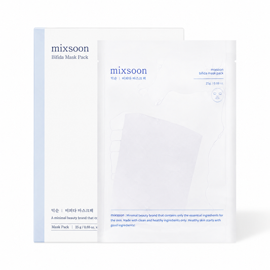 Mixsoon Bifida Mask Pack 25g x 5 Sheet Masks Korean Skincare