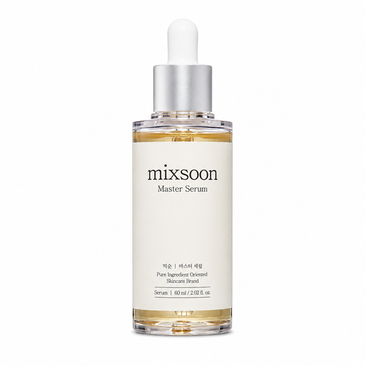 MIXSOON Master Serum 60ml Korean hydrating facial serum for radiant, balanced skin on white background