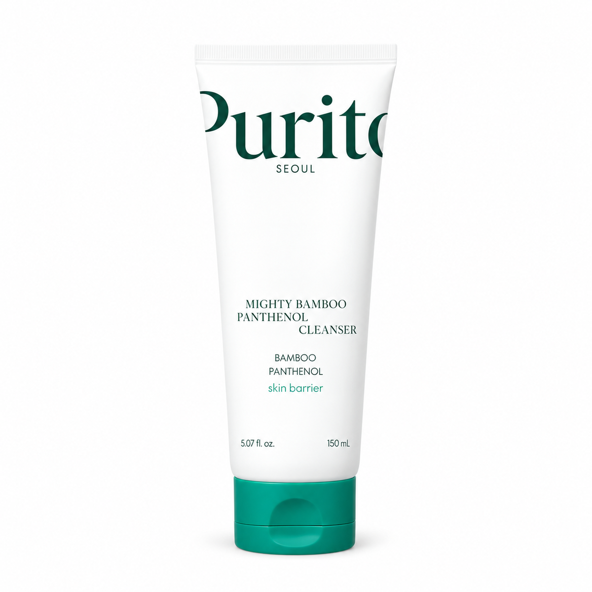 PURITO Mighty Bamboo Panthenol Cleanser 150ml on a clean white background