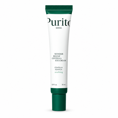 PURITO Wonder Releaf Centella Eye Cream 30ml on a clean white background