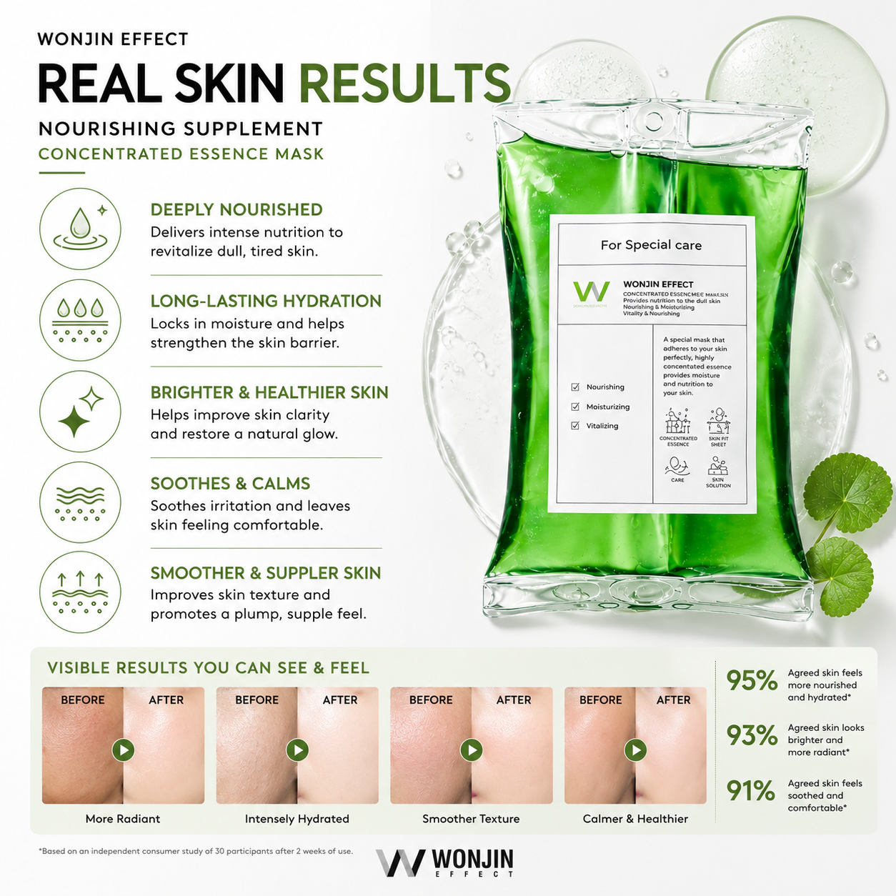 Nourishing Supplement Concentrated Essence Mask 10pcs