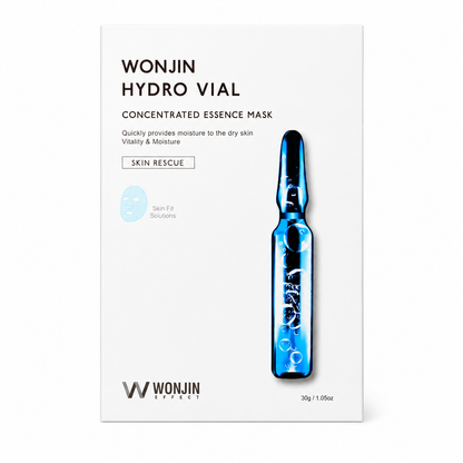 Wonjin Hydro Rise Hyaluronic Concentrated Essence Mask front-facing product image on clean white background