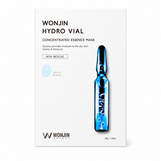 Wonjin Hydro Rise Hyaluronic Concentrated Essence Mask front-facing product image on clean white background